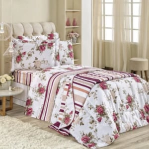 EDREDOM SOLTEIRO 2,45X1,60 REALCE PREMIUM (1PÇ)-SULTAN